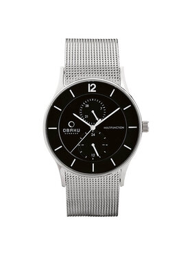 Obaku Obaku Hodinky V157GMCBMC Strieborná