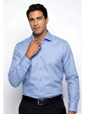 Pako Lorente Pako Lorente Koszula B00B0-1X-M02 Niebieski Regular Fit