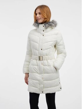 Orsay Orsay Płaszcz 810081029000__34 Beżowy A-Line Fit