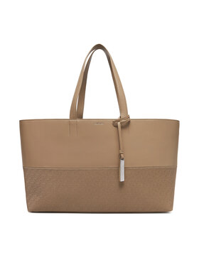 Calvin Klein Calvin Klein Borsetta Ck Mixmedia Shopper_Mono K60K613166 Beige