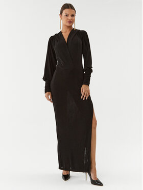 ROTATE ROTATE Kleid für den Alltag Slinky 111234100 Schwarz Regular Fit
