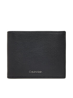 Calvin Klein Calvin Klein Мъжки портфейл Modern Bus Bifold 5Cc W/Coin K50K512867 Черен