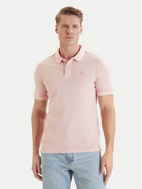 Guess Guess Polo F6GP03 K9WF1 Pomarańczowy Slim Fit