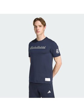 adidas adidas Koszulka techniczna Originals Real Madrid Błękitny Regular Fit