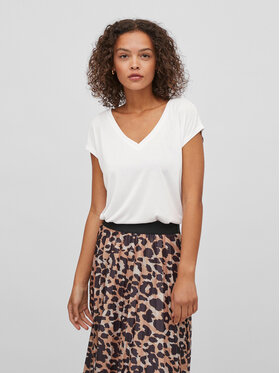 Vila Vila T-Shirt Modala 14074847 Weiß Relaxed Fit