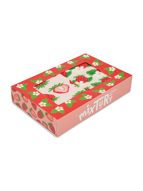 Zooksy Zooksy Zestaw 2 par niskich skarpet damskich Mixtury Truskawkowe Różowy