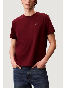 Calvin Klein Jeans Calvin Klein Jeans T-shirt SS EASY MONOGRAM TEE Bordeaux Easy Fit