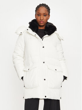 Rinascimento Rinascimento Winterjacke CFC0118343003 Weiß Loose Fit