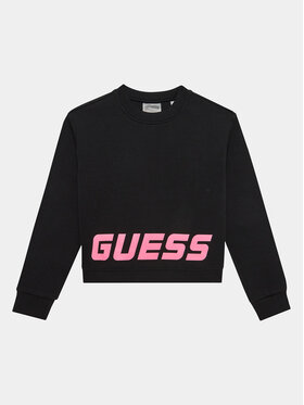 Guess Guess Majica dugih rukava J3YQ23FL03S Crna Relaxed Fit