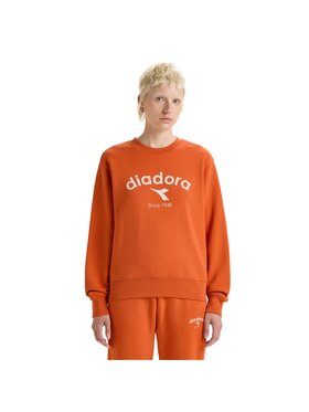 Diadora Diadora Bluza Bluza unisex Pomarańczowy Basic Fit