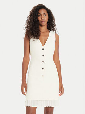 Morgan Morgan Coctailkleid 242-RPLIMI Écru Slim Fit