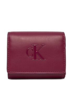 Calvin Klein Calvin Klein Portfel Bold Ck Medium Bifold LV04F1047G Bordowy