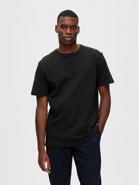 Selected Homme Selected Homme T-shirt 16088532 Crna Relaxed Fit