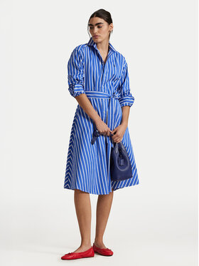 Polo Ralph Lauren Polo Ralph Lauren Rochie tip cămașă 211891428004 Albastru Regular Fit