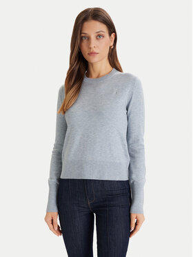 Guess Jeans Guess Jeans Sweter W4BR83 Z3HO2 Błękitny Regular Fit