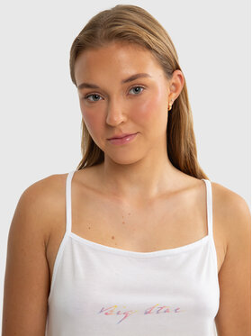 BIG STAR BIG STAR Tank top ROZALIA Żółty Basic Fit