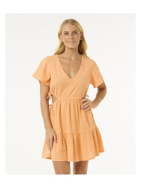 Rip Curl Rip Curl Sukienka letnia Cala Vadella S/S Cover Up Pomarańczowy Relaxed Fit