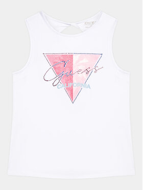 Guess Guess Top J3GI23 K6YW1 Bílá Regular Fit