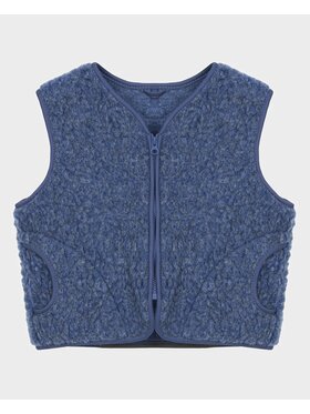 Kid story Kid story Kamizelka KM_D_1 Niebieski Boxy Fit