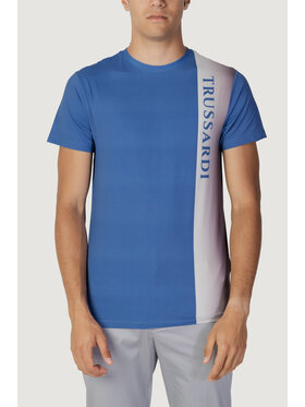 Trussardi Trussardi T-shirt LOGO LATERALE Blu Shirt Fit