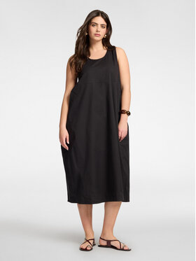 Elena Mirò Elena Mirò Sukienka koktajlowa 7064Z000114N033 Czarny Baggy Fit