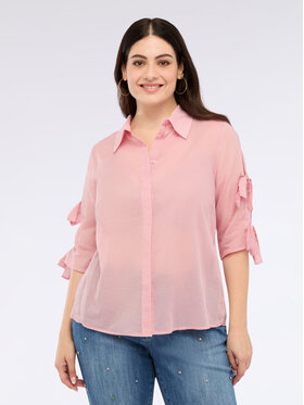 Fiorella Rubino Fiorella Rubino Koszula 5012T001411N006 Różowy A-Line Fit