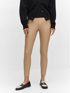 Mango Mango Legíny Groto 57033803 Béžová Slim Fit