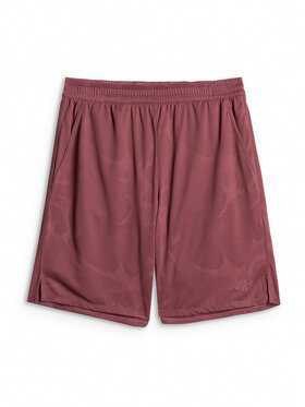 4F 4F Szorty sportowe BASKETBALL Bordowy Loose Fit