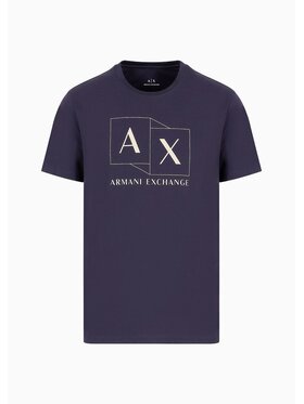 Armani Exchange Armani Exchange T-Shirt 3DZTAD ZJ9AZ 15CX Tmavomodrá Slim Fit