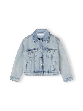 MINOTI MINOTI Kurtka jeansowa 22jacket41 Błękitny Oversize
