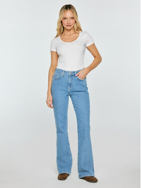 BIG STAR BIG STAR Jeansy CHIARA Niebieski Flare Fit