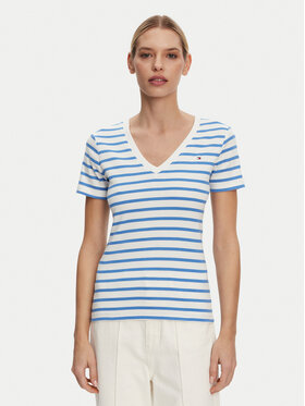 Tommy Hilfiger Tommy Hilfiger T-Shirt New Cody WW0WW40584 Modrá Slim Fit