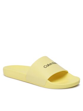 Calvin Klein Calvin Klein Mules / sandales de bain Pool Slide Rubber HM0HM00455 Jaune