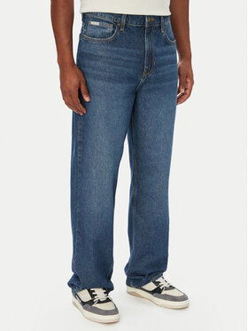 Guess Jeans Guess Jeans Teksad M5YAB3 D6368 Tumesinine Relaxed Fit