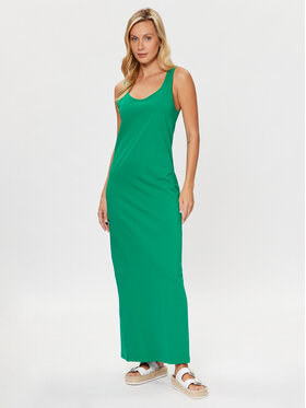 United Colors Of Benetton United Colors Of Benetton Vsakodnevna obleka 3K7ZDV00J Zelena Regular Fit