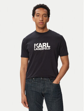 KARL LAGERFELD KARL LAGERFELD Тишърт 755780 563235 Тъмносин Regular Fit
