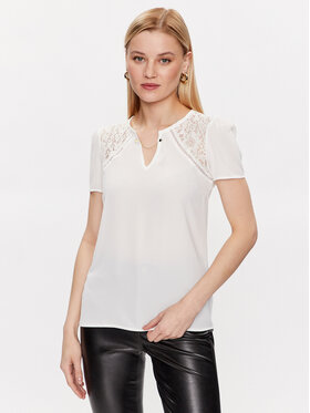 NAF NAF NAF NAF Тишърт Ojasper XENT113 Екрю Regular Fit