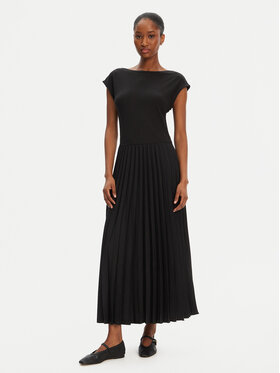 Tommy Hilfiger Tommy Hilfiger Rochie de zi WW0WW44491 Negru Regular Fit