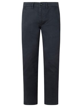 Pepe Jeans Pepe Jeans Kalhoty z materiálu PM211491C342 594 Tmavomodrá Regular Fit