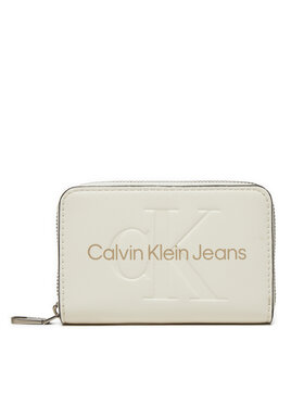 Calvin Klein Jeans Calvin Klein Jeans Malá dámská peněženka Zip Around Mono K60K612255 Bílá