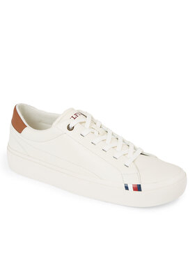 Tommy Hilfiger Tommy Hilfiger Snīkeri Modern Vulc Lth Low Wl FM0FM04819 Balts