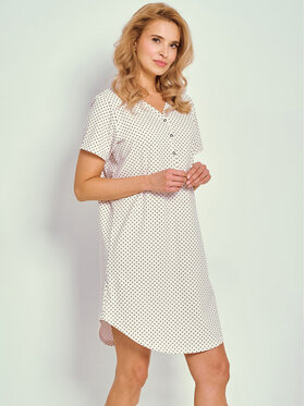 Taro Taro Koszula nocna T3326-02 Biały Basic Fit