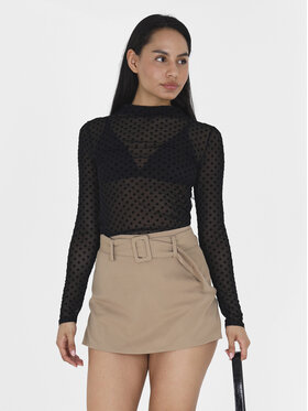 Brave Soul Brave Soul Blusa LLT-225MINNIE Nero Straight Fit