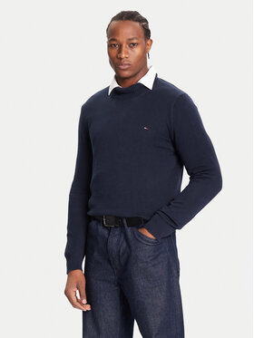 Tommy Jeans Tommy Jeans Golf DM0DM22096 Granatowy Regular Fit