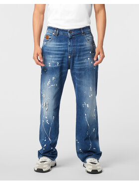 PHILIPP PLEIN PHILIPP PLEIN Jeansy 26875 Niebieski Loose Fit