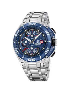Festina Festina Zegarek F20754-4 Srebrny