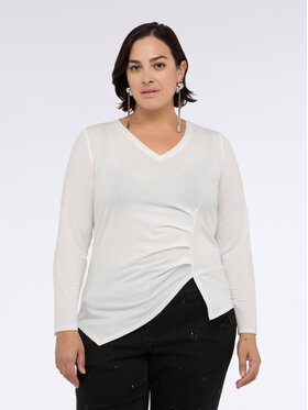 Fiorella Rubino Fiorella Rubino T-shirt G01QL008820N011 Bianco Slim Fit