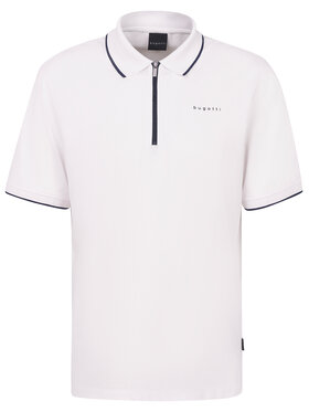 Bugatti Bugatti Polo 8150-75033C Bianco Regular Fit