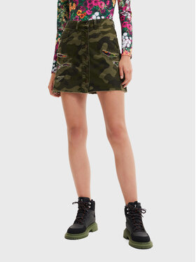 Desigual Desigual Jeans krilo Duna 22WWFN01 Zelena Regular Fit
