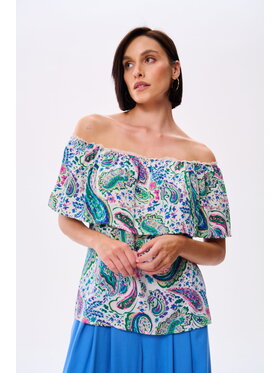 blue shadow blue shadow Bluzka Endi Kolorowy Standard Fit